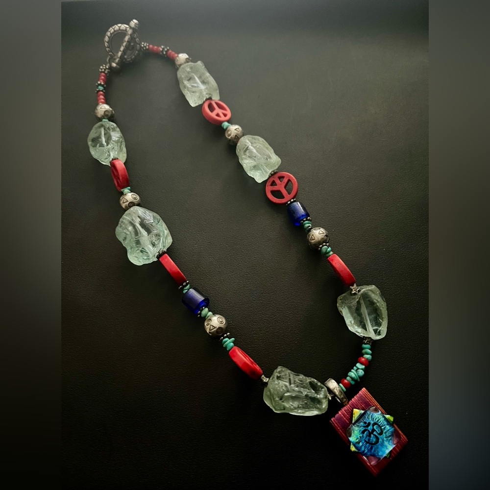 OM Peace-a-licious blessed necklace